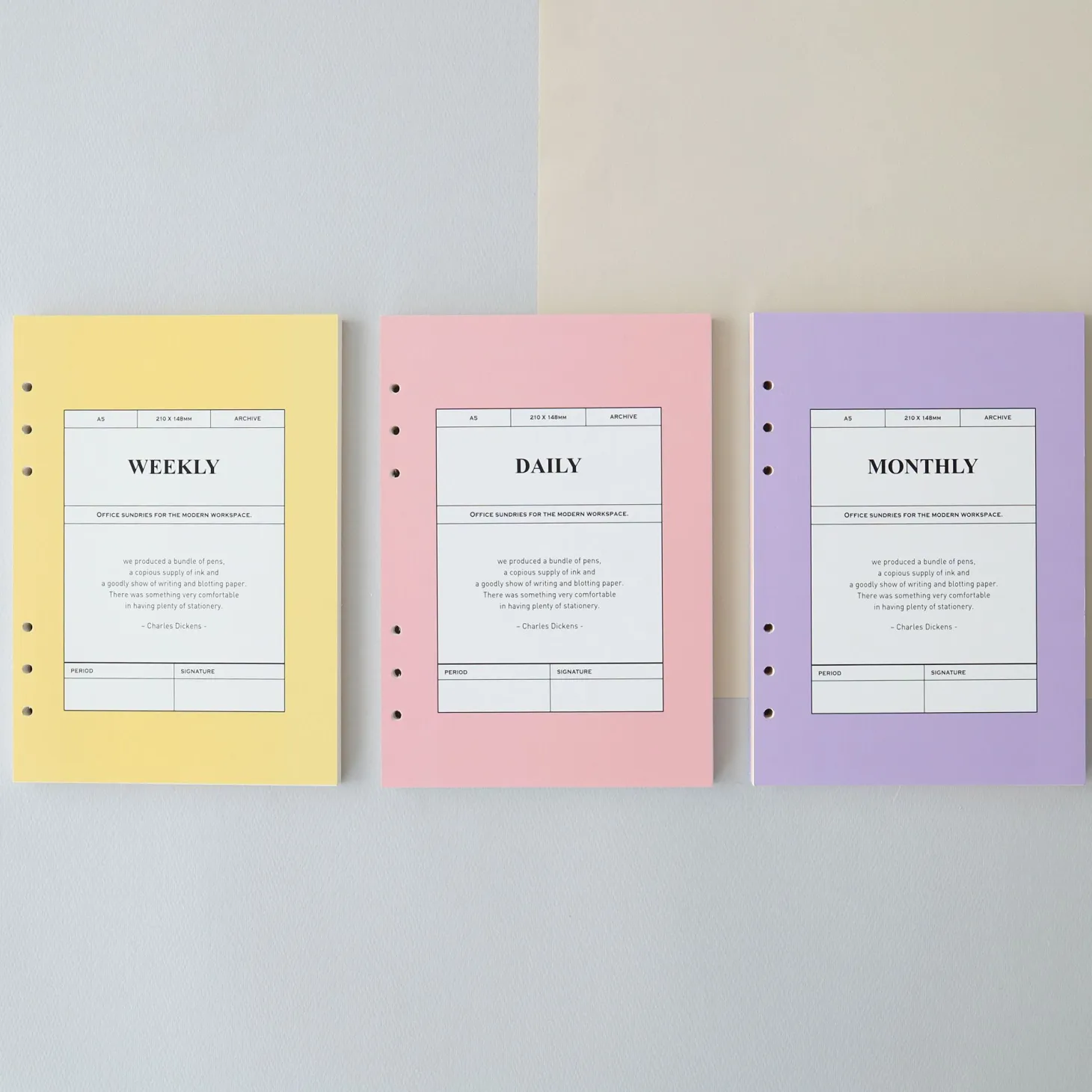 MYO 6 Ring A5 Planner Refill