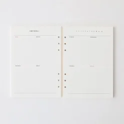 MYO 6 Ring A5 Planner Refill