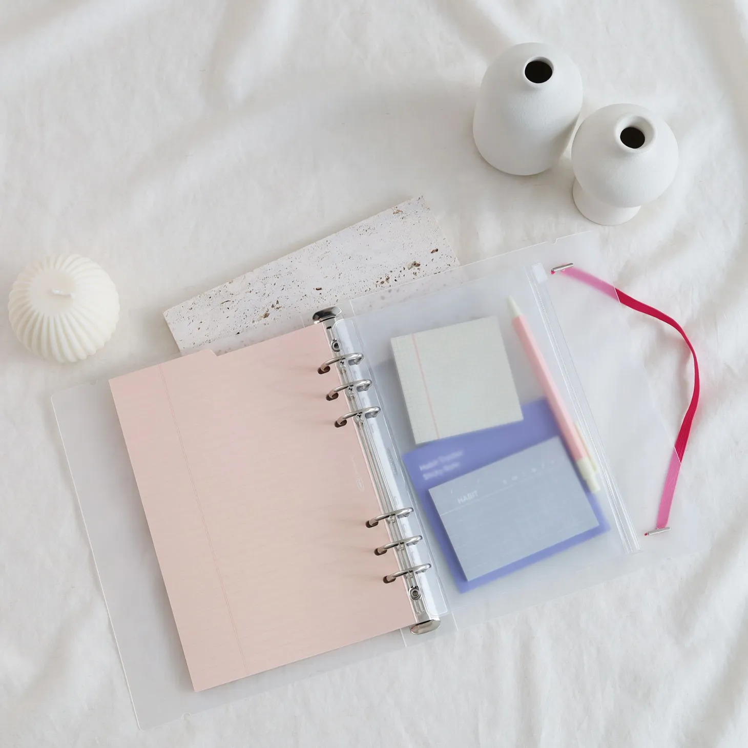 MYO 6 Ring A5 Zipper Pocket