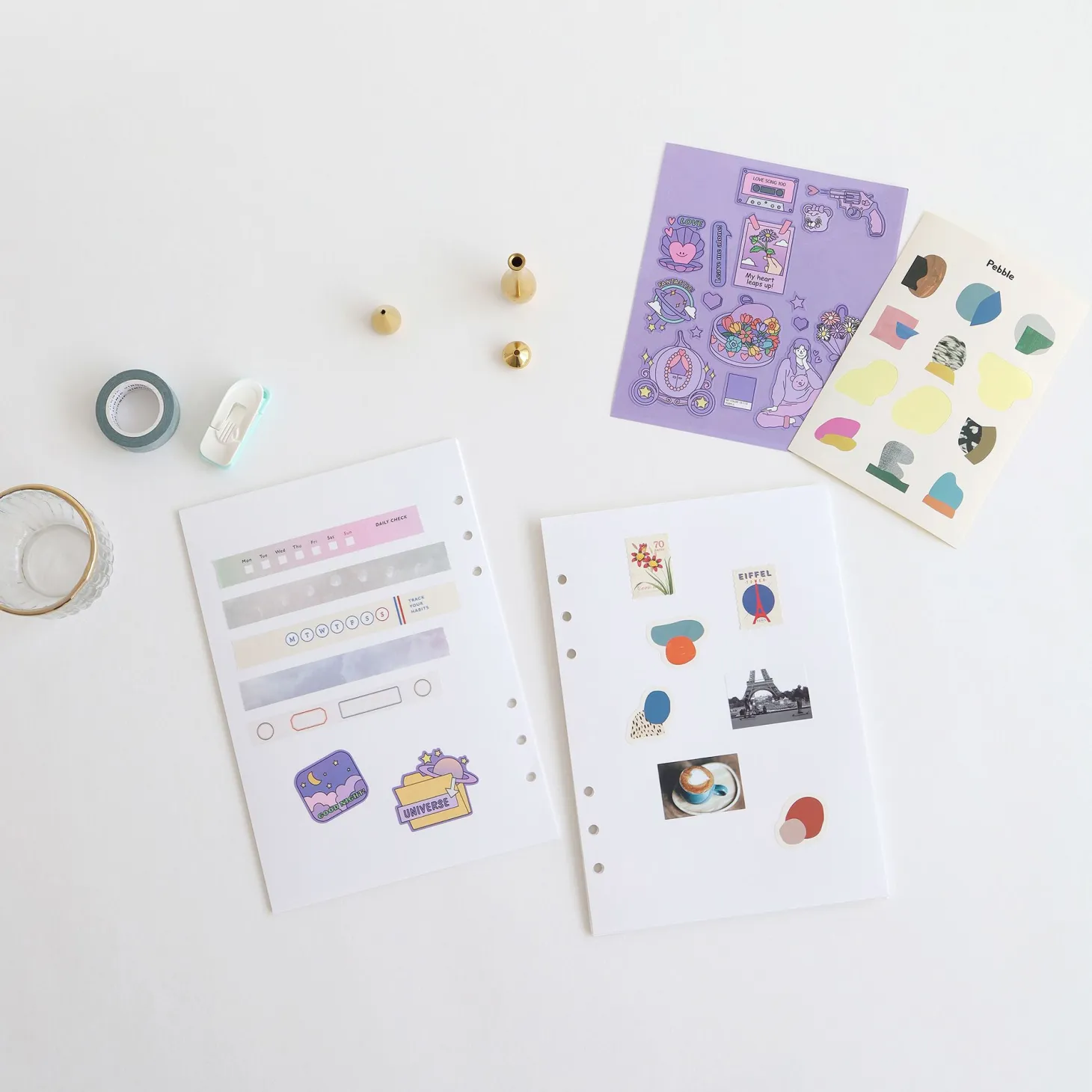 MYO Sticker Book 6 Ring A5 Refill
