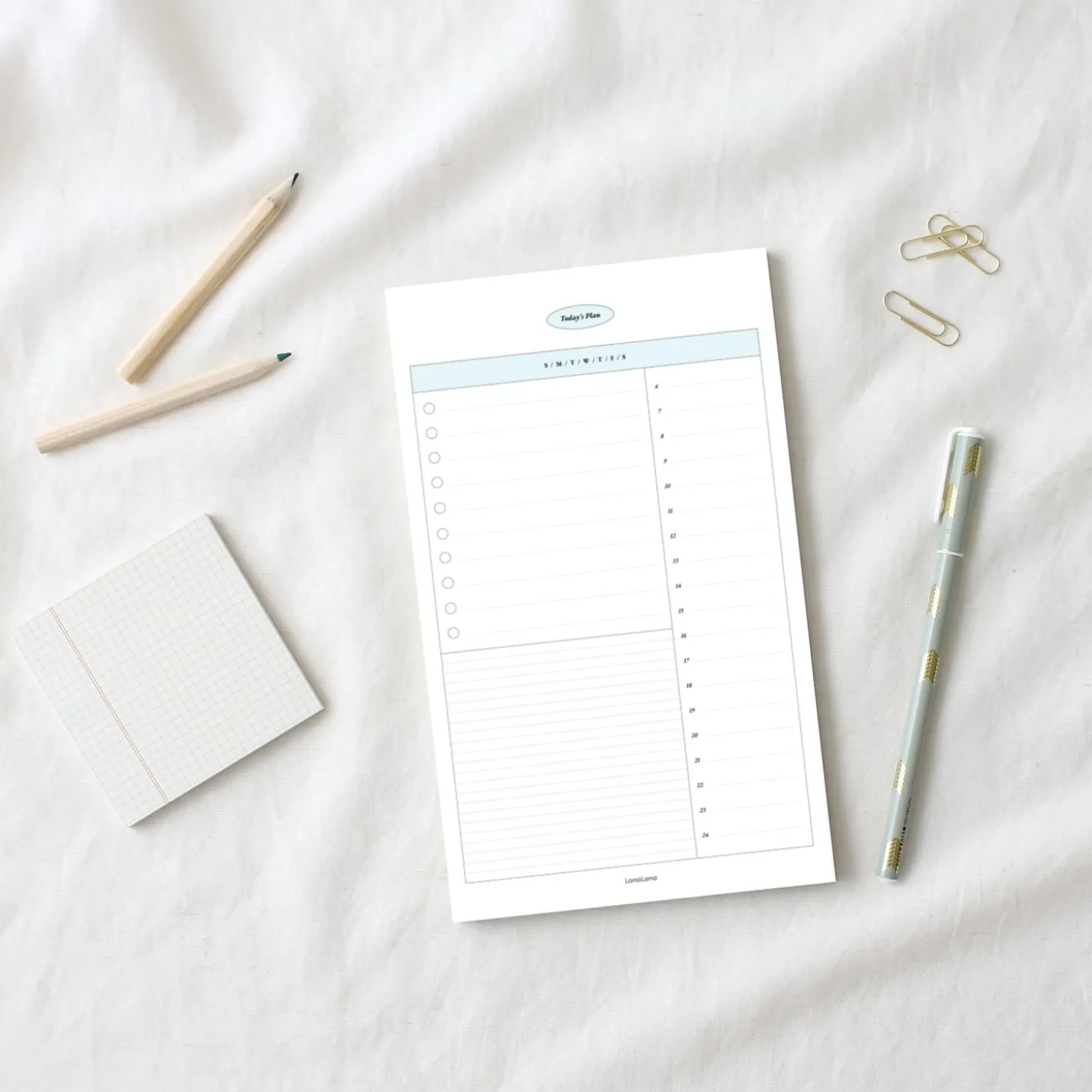 MYO Today Planning Notepad