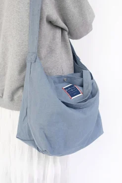 Natural Linen Shoulder Bag