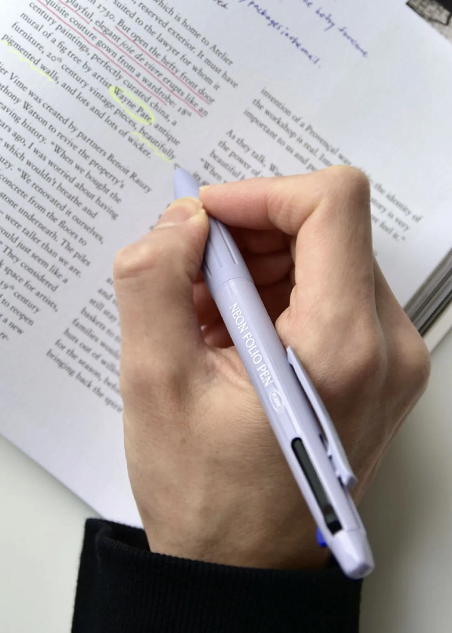 Neon Folio 4 Color Pen