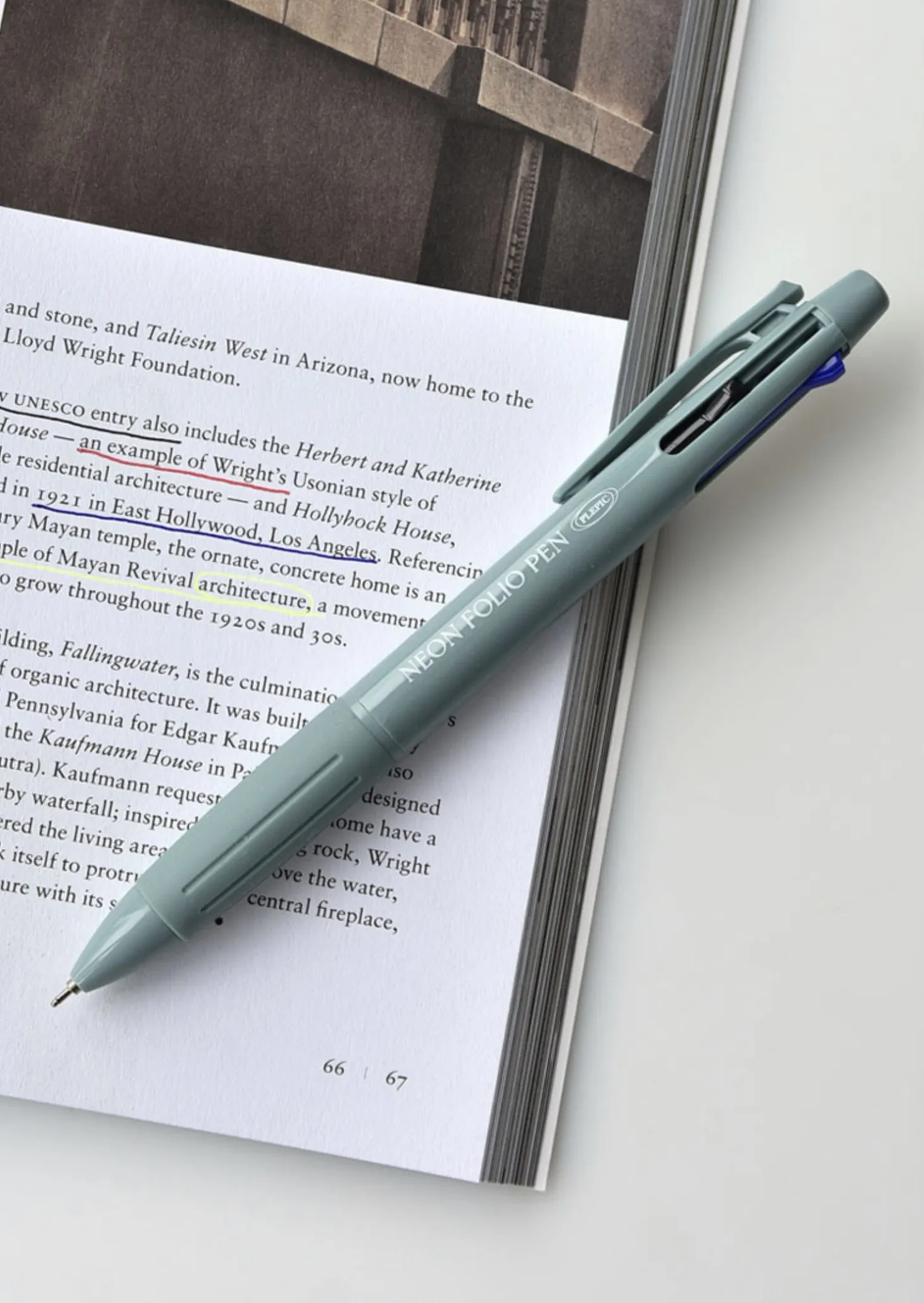 Neon Folio 4 Color Pen