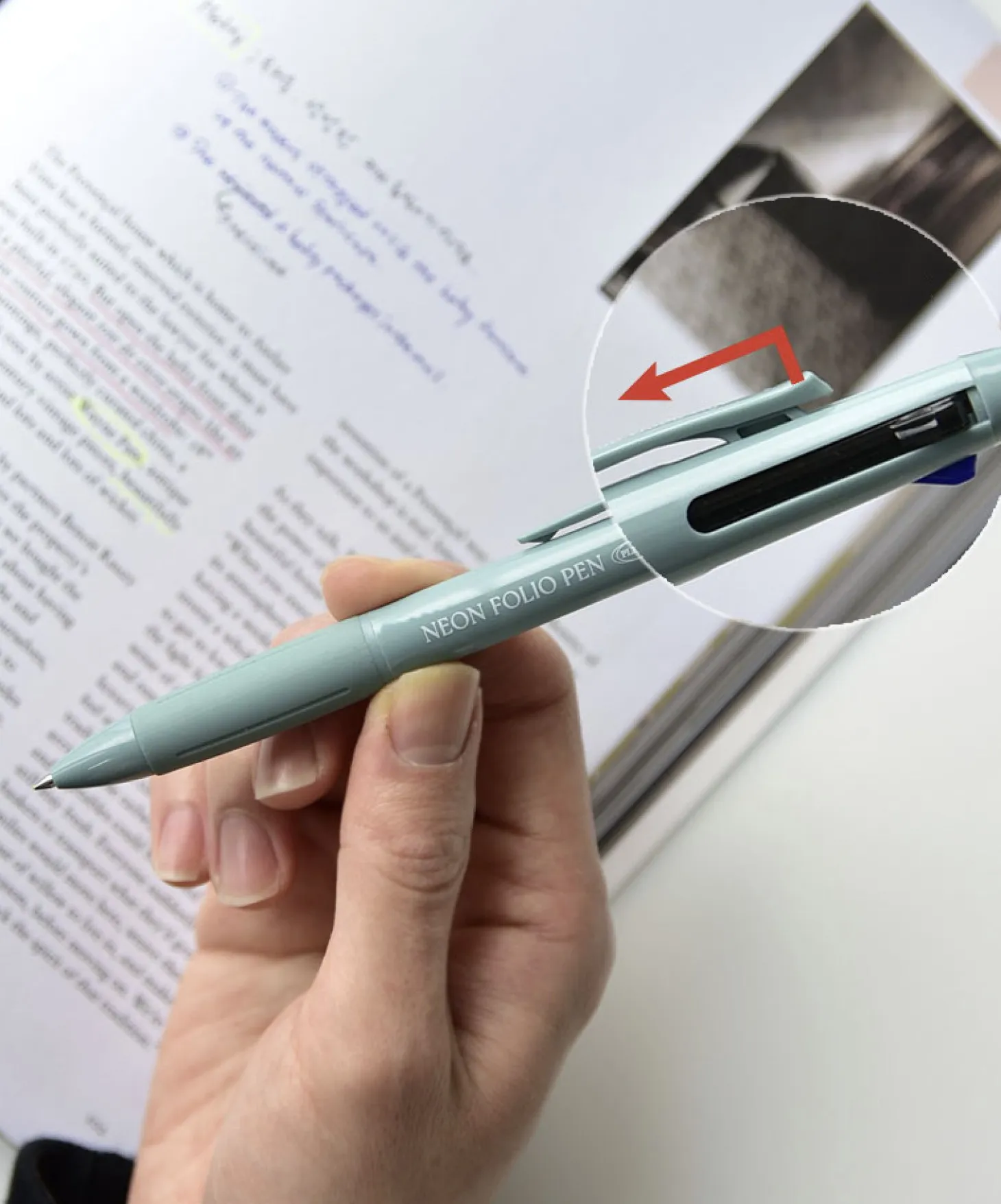 Neon Folio 4 Color Pen