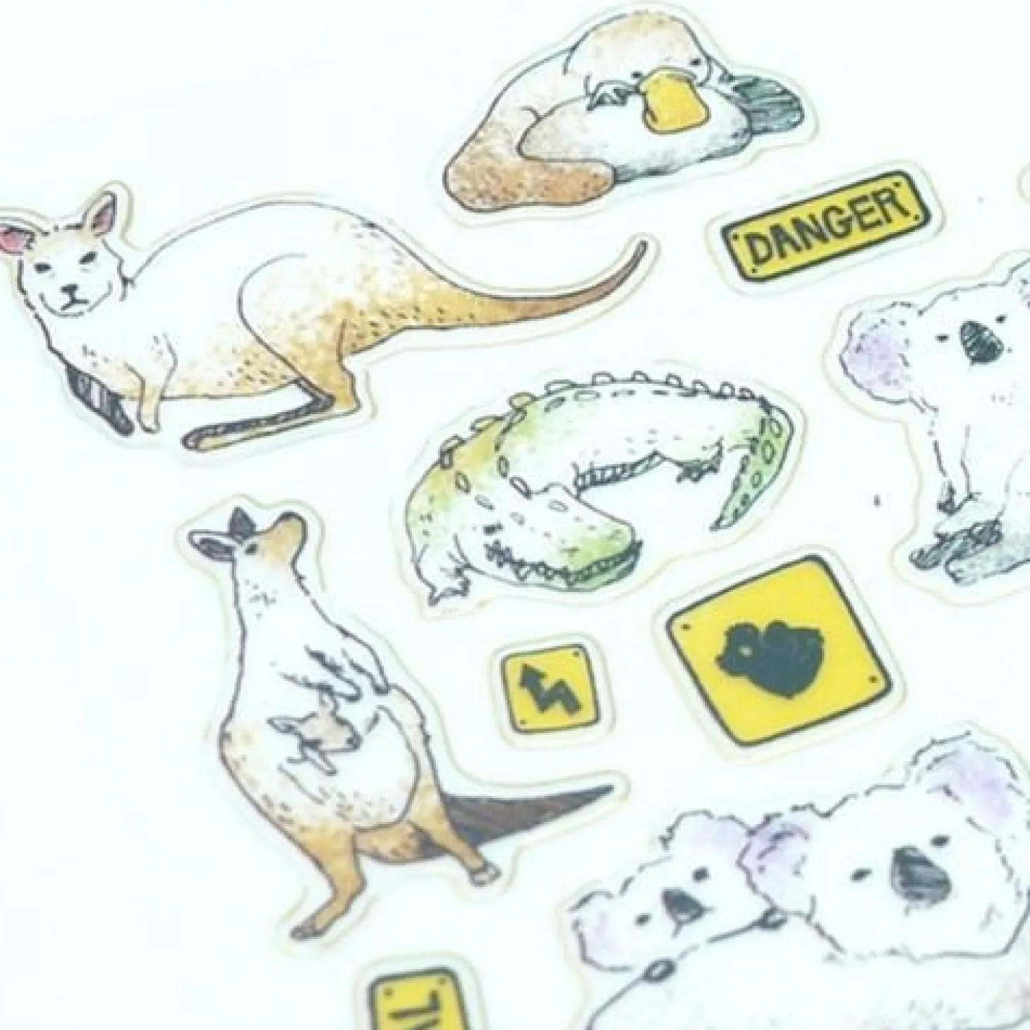 New Zealand/Australia Animal Deco Sticker