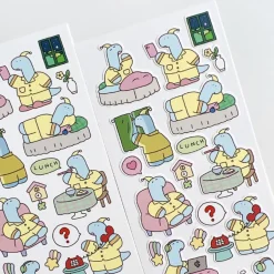Night Owl Dino Deco Sticker