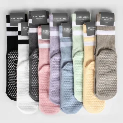 Non-slip Pilates Crew Women Socks