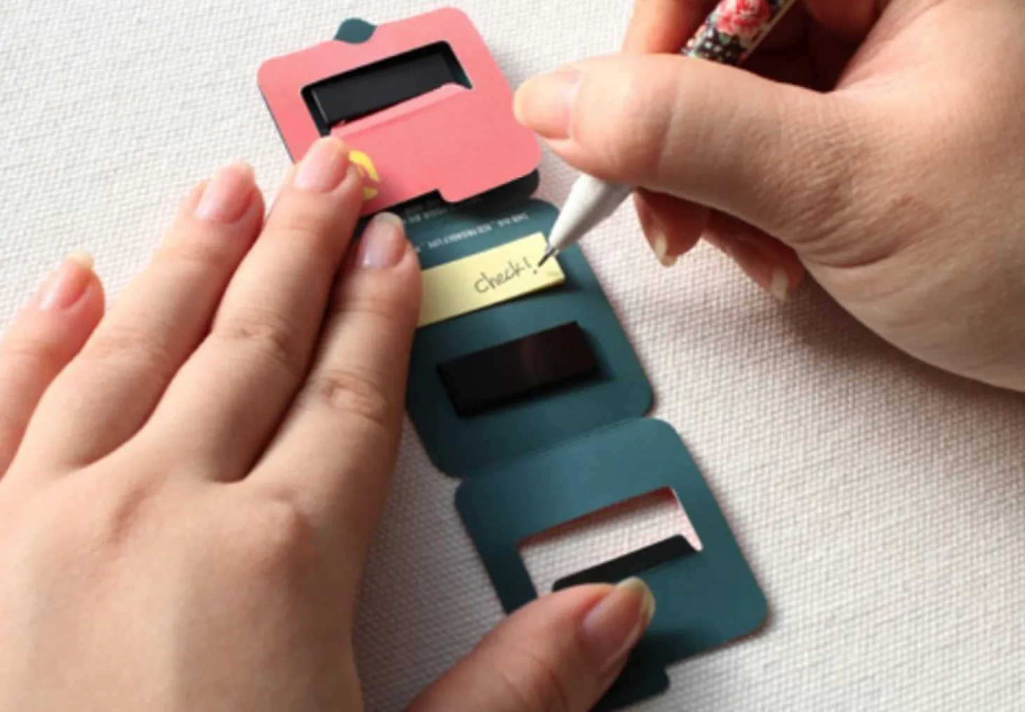 Nordic Pattern Magnetic Bookmark