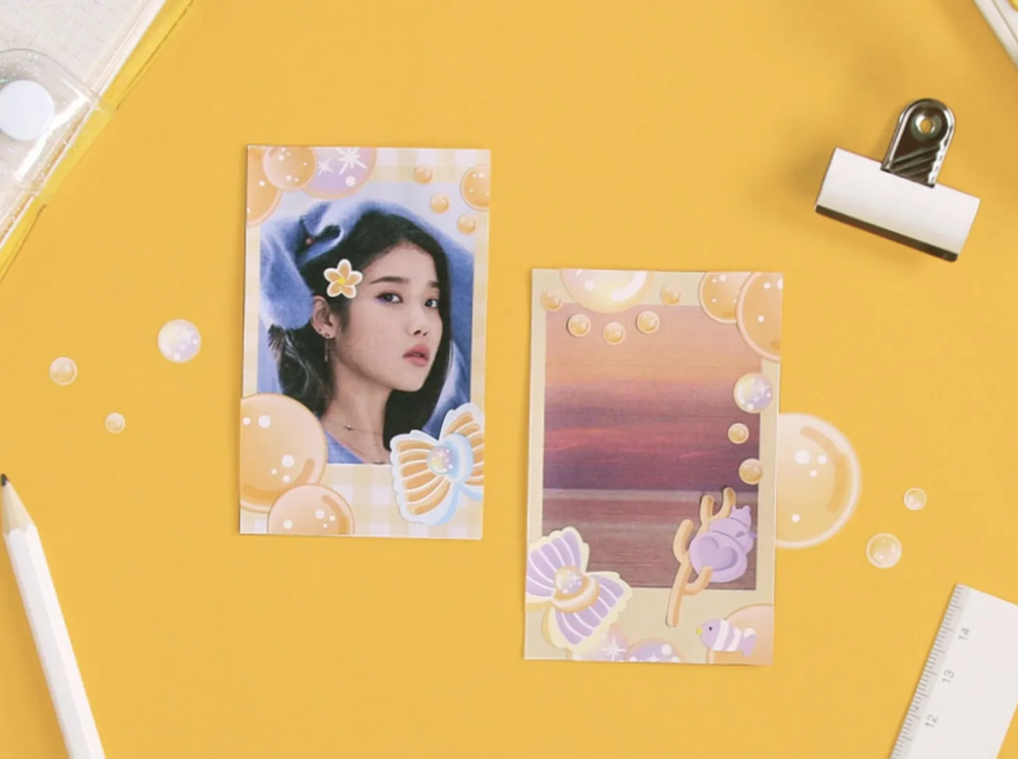 Ocean Background Removable Sticker v1