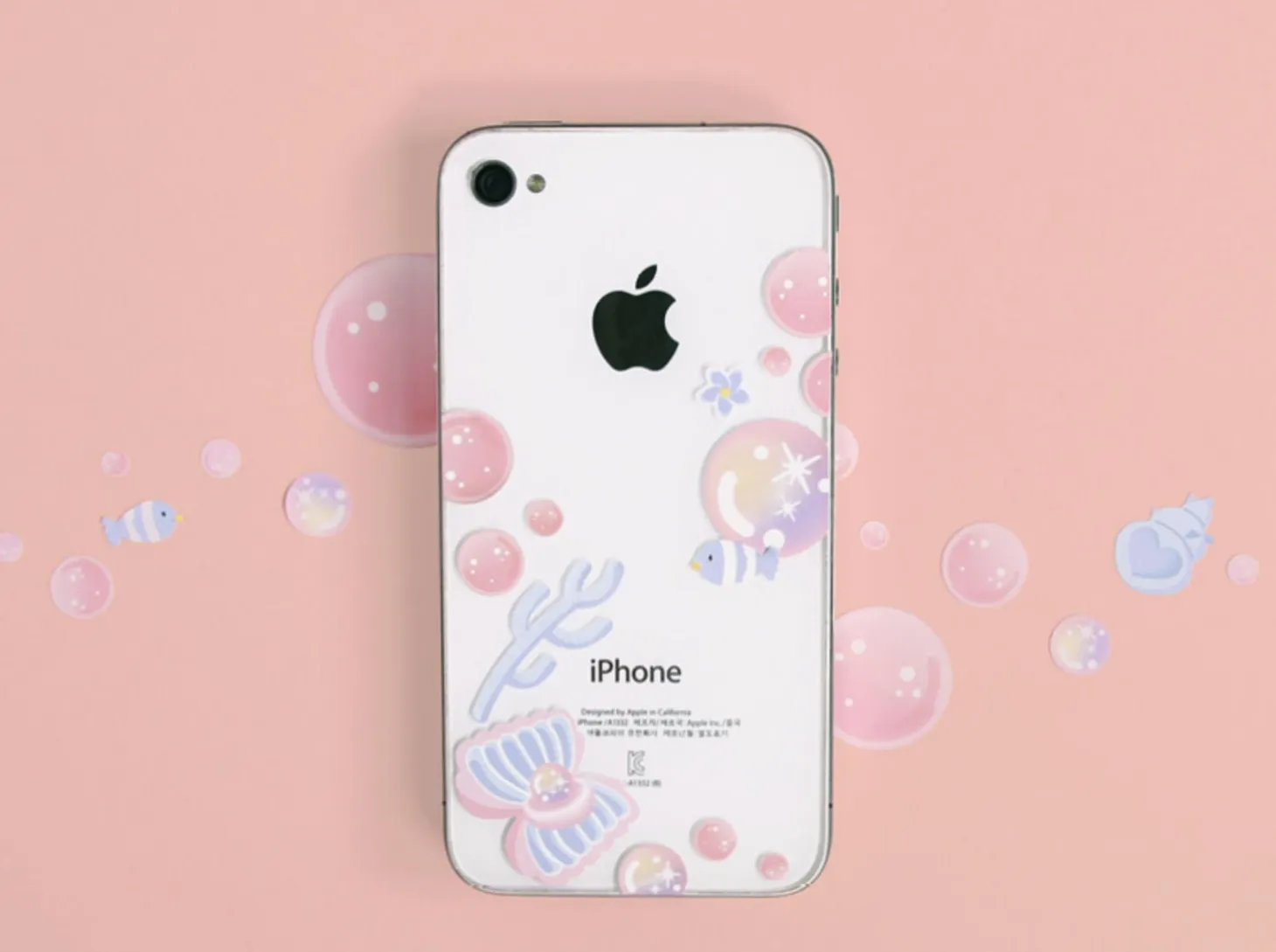 Ocean Background Removable Sticker v1
