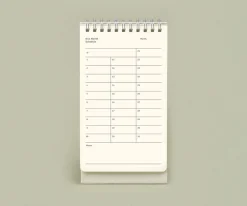 One Month Goal Tracker Standing Planner