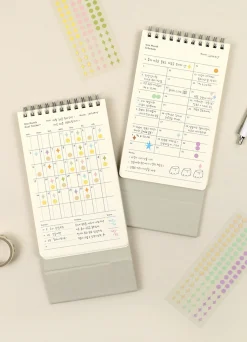 One Month Goal Tracker Standing Planner