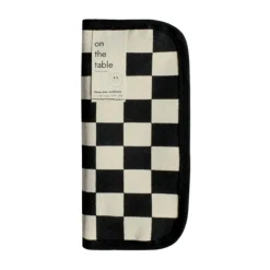 On the Table Checker Board Pen Pouch