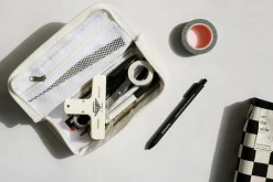 On the Table Checker Board Pen Pouch
