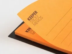 Orange Corner Pocket Sticky Note