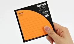 Orange Corner Pocket Sticky Note