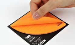 Orange Corner Pocket Sticky Note