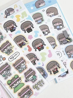 Otaku Girl Deco Sticker