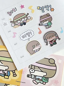 Otaku Girl Deco Sticker
