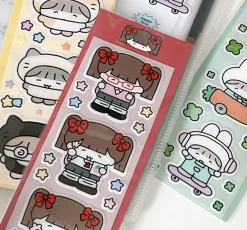 Otaku Girl Epoxy Sticker