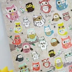 Owl Deco Sticker