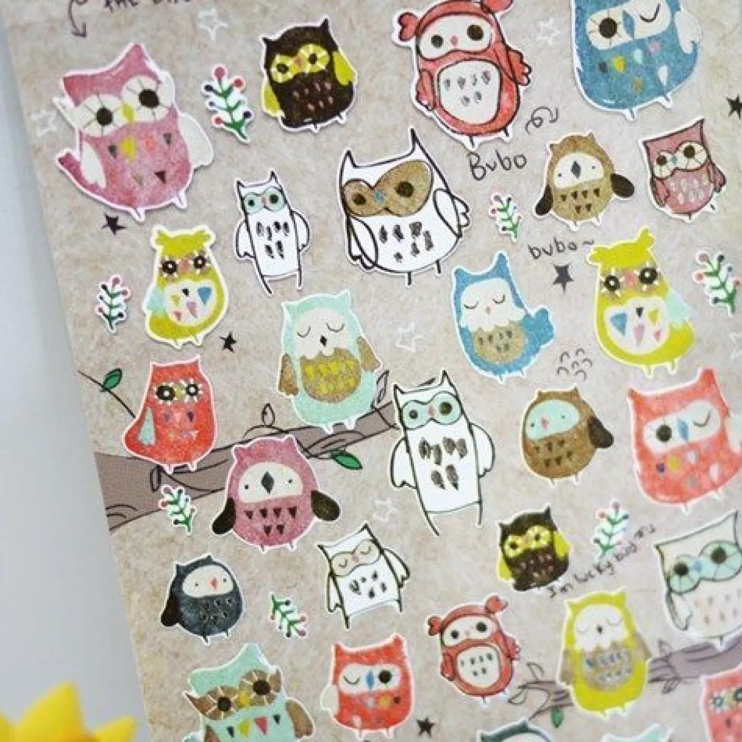 Owl Deco Sticker