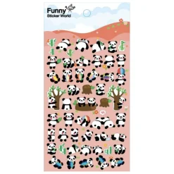 Panda Puffy Deco Sticker v1