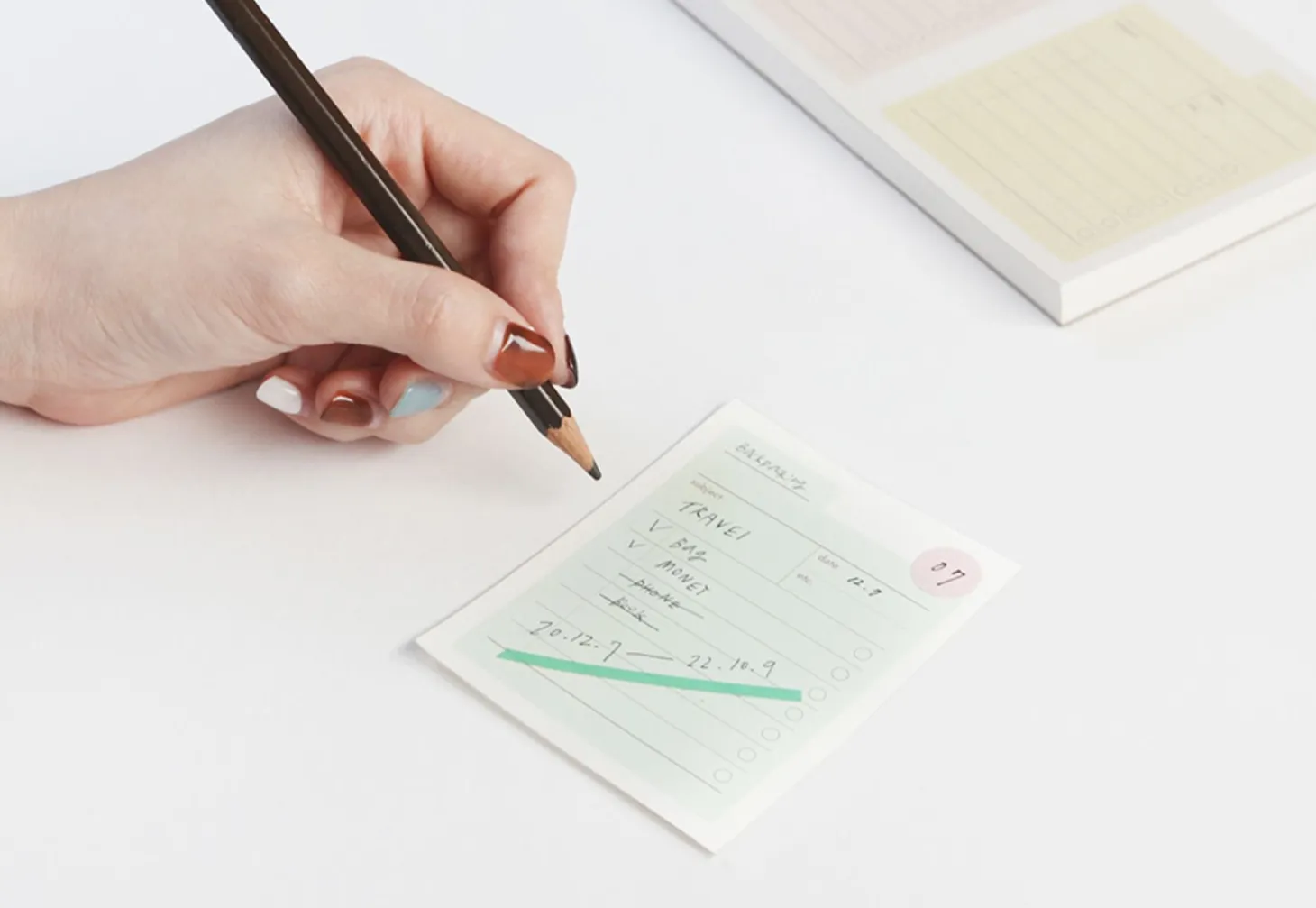 Pastel Archiving Memo Pad