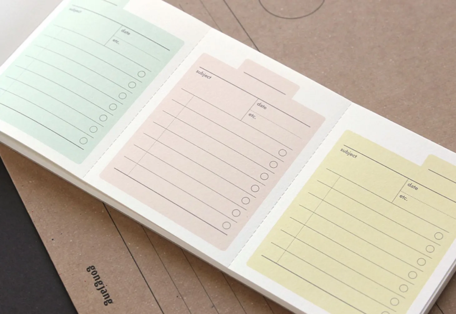 Pastel Archiving Memo Pad