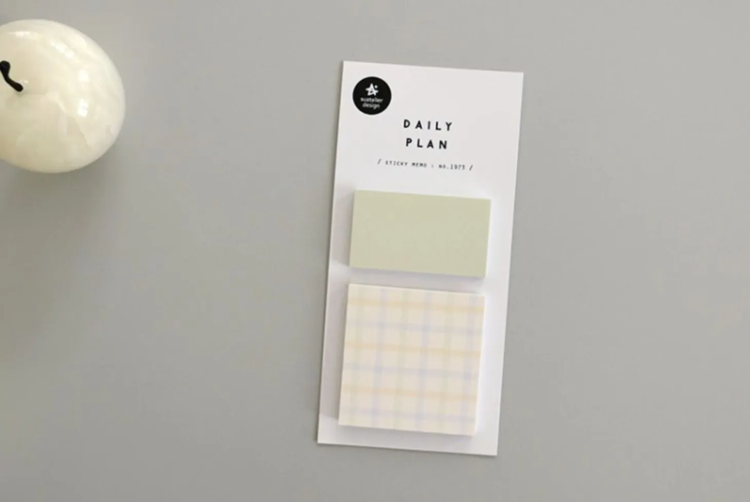 Pastel Calm Grid Sticky Note