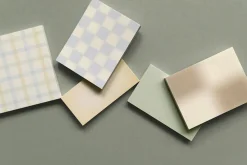 Pastel Calm Grid Sticky Note