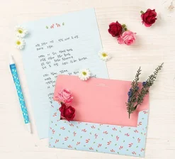 Pastel Floral Letter Set