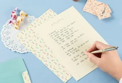 Pastel Floral Letter Set