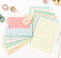 Pastel Floral Letter Set