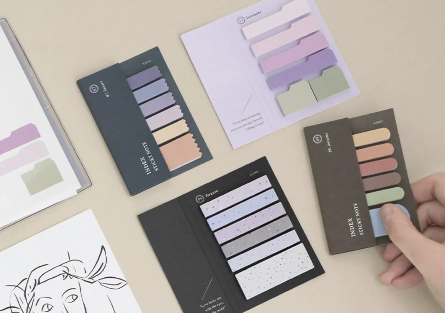 Pastel Index Sticky Note v2
