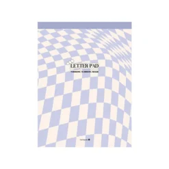 Pastel Pattern Letter Notepad