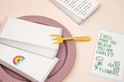 Pastel Rainbow Grid Memo Pad