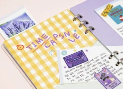 Pastel Rainbow Grid Memo Pad