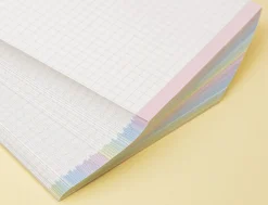 Pastel Rainbow Grid Memo Pad