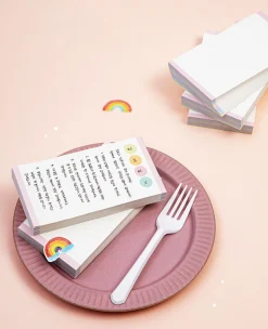 Pastel Rainbow Grid Memo Pad