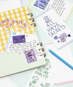 Pastel Rainbow Grid Memo Pad