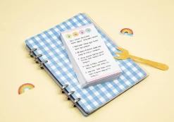 Pastel Rainbow Grid Memo Pad