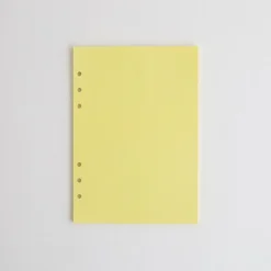 Pastel 6 Ring A5 Plain Note Refill