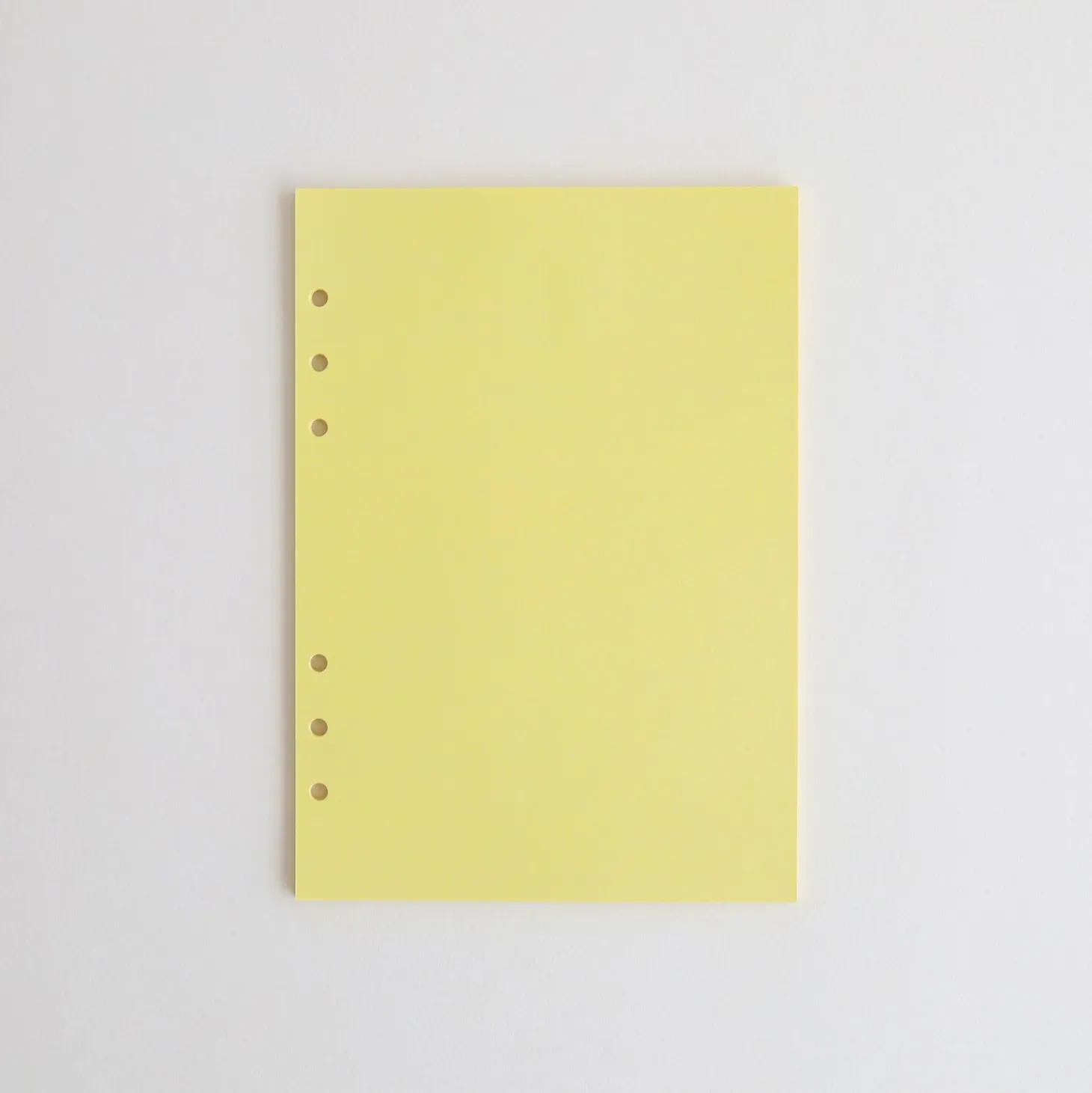 Pastel 6 Ring A5 Plain Note Refill