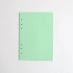 Pastel 6 Ring A5 Plain Note Refill