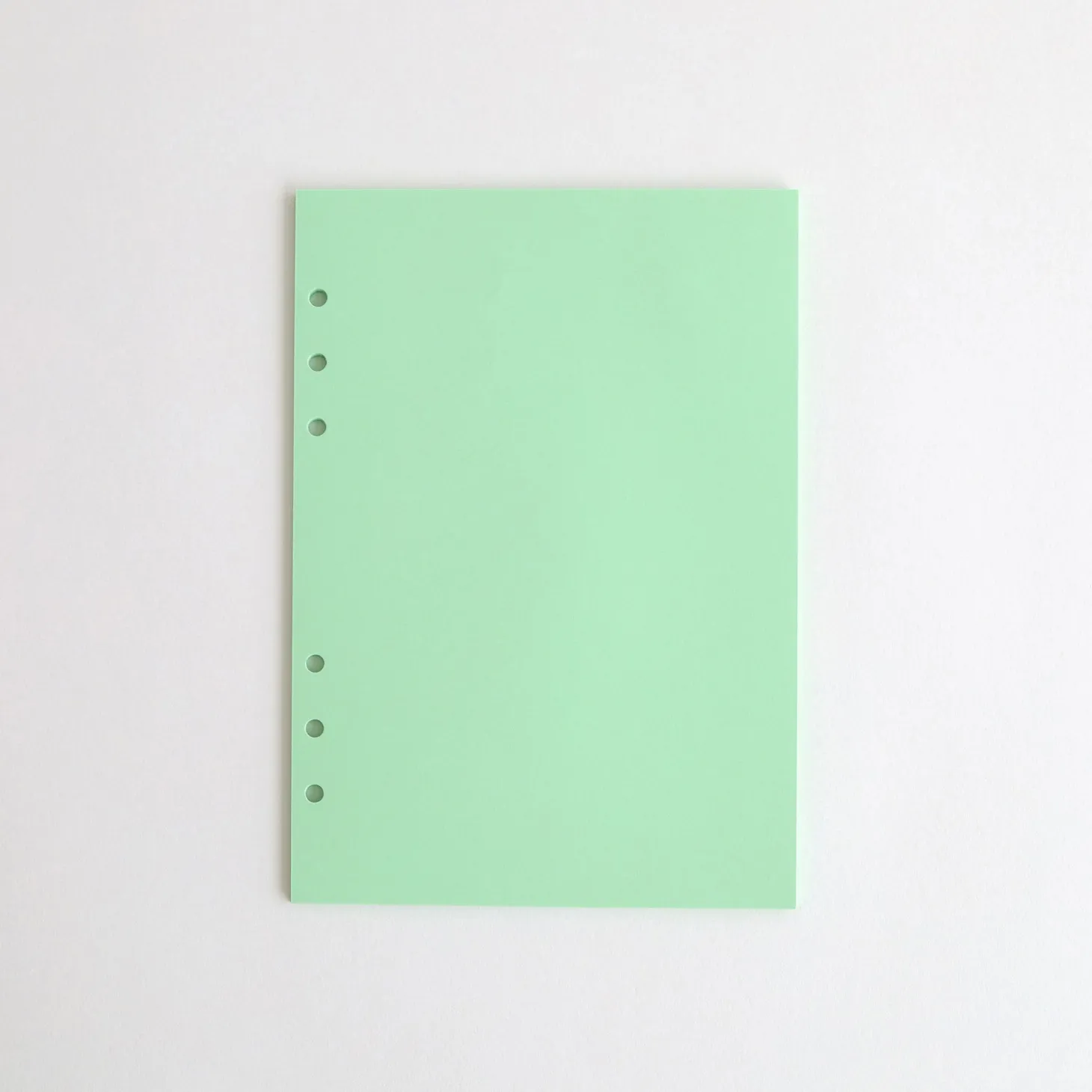 Pastel 6 Ring A5 Plain Note Refill