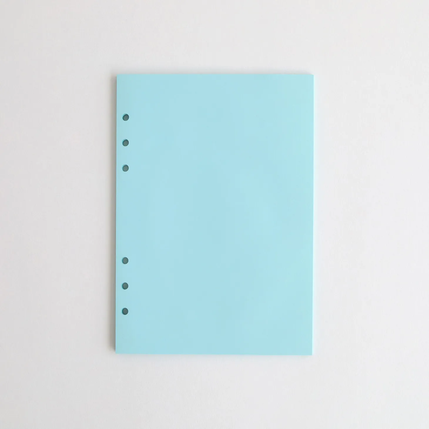 Pastel 6 Ring A5 Plain Note Refill