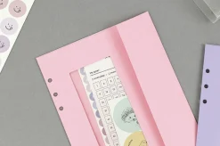 Pastel 6 Ring A5 Window Envelope