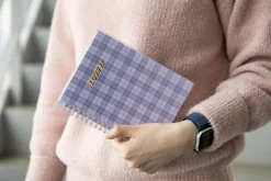 Pattern Check Double-sided Sticker Book